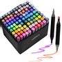 Extralink | Alcohol marker set | 100 colors, dual tips, EXTRALINK MARKERY 100SZT 5906168631221