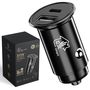 Extralink Smart Life Car charger | 38W, 1x USB-C, 1x USB-A | Black, EXTRALINK CARCHARESL01 5906168633836