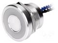 Switch: piezoelectric; Pos: 2; SPST-NO; 0.2A/24VAC; 0.2A/24VDC ONPOW PS225P10Y01B24VL