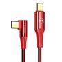 Cable USB-C to USB-C Mcdodo CA-8321 100W 90 Degree 1.2m (red), Mcdodo CA-8321