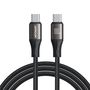 Cable Joyroom Light-Speed USB-C to USB-C SA25-CC5 , 100W , 1.2m (black), Joyroom SA25-CC5