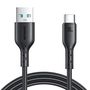 Cable Flash Charge USB to USB-C Joyroom SA26-AC36/ 100W / 1m (black, Joyroom SA26-AC6