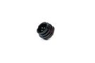 CIRCULAR CONNECTOR, 3POS, RCPT, SCREW MP002711