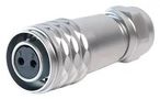 CIRCULAR CONNECTOR, 2POS, PLUG, SOLDER MP002735