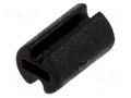 Spacer sleeve; LED; Øout: 4.5mm; ØLED: 3mm; L: 7mm; black; UL94V-2 FIX&FASTEN FIX-LEDH-7