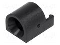 LED housing; 3mm; polyamide; angular; black; UL94V-2; H: 5.6mm FIX&FASTEN FIX-LED-321