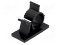 Self-adhesive cable holder; 12.6÷15.4mm; polyamide; black KSS WIRING AP-1316