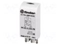Module protecting; socket; Indication: LED; Colour: green FINDER 99.02.0.230.98