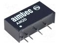 Converter: DC/DC; 2W; Uin: 10.8÷13.2VDC; Uout: 5VDC; Uout2: -5VDC AIMTEC AM2D-1205DZ