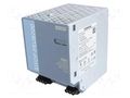 Power supply: switching; for DIN rail; 480W; 24VDC; 20A; 85÷275VAC SIEMENS 6EP1336-3BA10