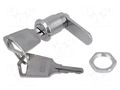 Switch: key switch; Stabl.pos: 2; Cutout: Ø12mm; Key: flat; 90° NINIGI KS-39