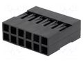 Connector: pin strips; plug; female; PIN: 12; NSR/NDR; for cable NINIGI NDR-12