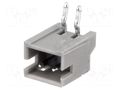 Connector: wire-board; socket; male; PIN: 2; 1A; Urated: 100V; THT JOINT TECH NX1500-02SMR