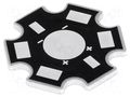 STAR pcb for high power LEDs; LED OPTOSUPPLY OSMCPCB8060B