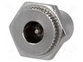 Connector: DC supply; socket; male; straight; for panel mounting NINIGI PC-GM2.5