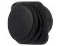 ROCKER; SPST; Pos: 2; ON-OFF; 10A/250VAC; 25A/12VDC; black; IP65 SCI R13203A8402