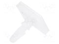 Self-adhesive holder; polyamide; L: 6.4mm; Ø2: 3.18mm ESSENTRA RI-LCBSBM-4-01A