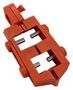 SNAP ON BREAKER LOCKOUT, RED, NYLON SINGLE POLE CIRCUIT BREAKER EA