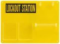 5-LOCK BOARD, ACRYLIC, 393MM X 292MM LOCKOUT STATION 5-LOCK BOARD