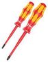 POZIDRIV SCREWDRIVER SET, 2PC 165 IS PZ/S # 1 + 2