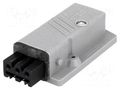 Connector: rectangular; ST; socket; female; PIN: 3; tinned; IP54; 16A HIRSCHMANN STAKAP3N