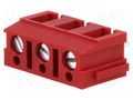 PCB terminal block; angled 90°; 7.5mm; ways: 3; on PCBs; 2.5mm2 PTR MESSTECHNIK TB-7.5-P-3P