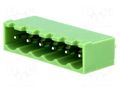 Connector: pluggable terminal block; socket; male; 15A; 300V; THT XINYA TBG-5.0-PW-6P
