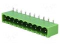 Connector: pluggable terminal block; socket; male; 15A; 300V; THT XINYA TBG-5-KW-10P-GN