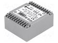 Transformer: mains; 24VA; 115VAC,230VAC; 12V; 12V; 1A; PCB; IP00 BREVE TUFVASSONS TPZ24/2X12V