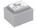 Transformer: encapsulated; 4.5VA; 230VAC; 24V; 24V; 90mA; 90mA; PCB INDEL TSZZ4/2X24V