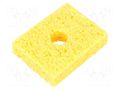 Tip cleaning sponge; for Weller's bench supports; 5pcs. WELLER WEL.SPONGE