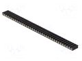 Connector: pin strips; socket; female; PIN: 36; THT; straight; 1x36 CONNFLY ZL307-1X36
