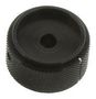 STRAIGHT KNURLED KNOB, ALU, BLK, 31.8MM KLN1250B1/4..