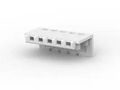 STRAIN RELIEF COVER, 6POS, NYLON, WHITE 643067-6