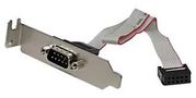 HEADER, 9P SERIAL-10P IDC MOTHERBOARD LP PLATE9MLP