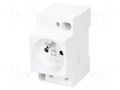 E-type socket; for DIN rail mounting; Input: L+N+PE MURRELEKTRONIK 67910