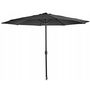 Black Forest Garden Parasol, 3m Large Folding Grafite, EXTRALINK L-0720-3M 5907207224374