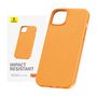Phone Case for iPhone 15 ProMax Baseus Fauxther Series (Orange), Baseus P60157304713-03