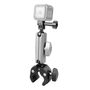 PULUZ motorcycle mount for sports cameras (DJI, GoPro, Insta360) (black), Puluz PU867B