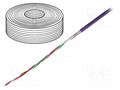 Wire: data transmission; chainflex® CFBUS.PUR; 3x0.5mm2; violet IGUS CFBUS.PUR.035