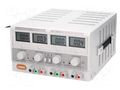 Power supply: laboratory; linear,multi-channel; 0÷30VDC; 0÷3A AXIOMET AX-3003D-3