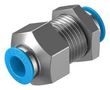 PUSH-IN BULKHEAD FITTING, 10MM, M20 X 1 QSS-10-F