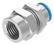 PUSH-IN BULKHEAD FITTING, 8MM, G1/4 QSSF-1/4-8-B