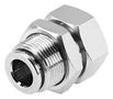 PUSH-IN BULKHEAD FITTING, 8MM, G1/4 NPQH-H-G14F-Q8-P10