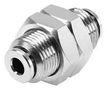 PUSH-IN BULKHEAD FITTING, 8MM, M16X1 NPQH-H-Q8-E-P10