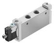 AIR SOLENOID VALVE, G1/4, 8BAR, 24VDC VUVG-L18-M52-RT-G14-1R8L