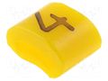 Markers; Marking: 4; 1.1÷2.5mm; H: 3mm; A: 6mm; -30÷100°C; leaded KURANT MZ-0/4