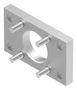 FLANGE MOUNTING, 40MM, GALVANIZED STEEL 174377