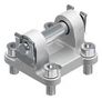 CLEVIS FLANGE, 50MM, DIE-CAST ALUMINIUM 174392