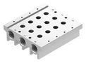 MANIFOLD RAIL, 4 OUTLET, G3/8 VABM-L1-18S-G38-4